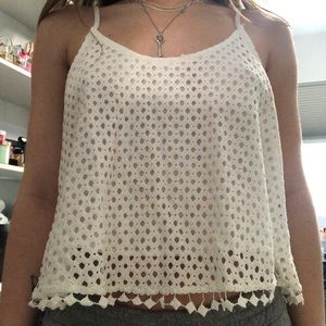 Cute Tank Top with Open Back